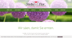 Desktop Screenshot of meboflor.it